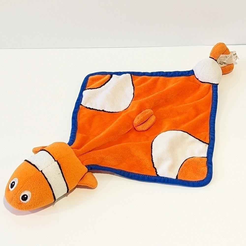 Finding Nemo orange Security Blanket Baby Lovey Fish